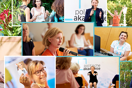 Pionierinnen vor den Vorhang